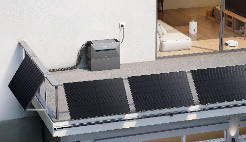 JASolar (2x 445Wp) & Anker SOLIX Solarbank 2 E1600 PRO Balkonkraftwerk mit Anker SOLlX Smarter Zähler und Halterung
